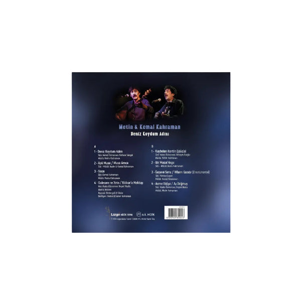 Metin | Kemal Kahraman | Plak - Deniz Koydum Adını (Plak) Kürtçe | Kürt müziği | kayıt | LP