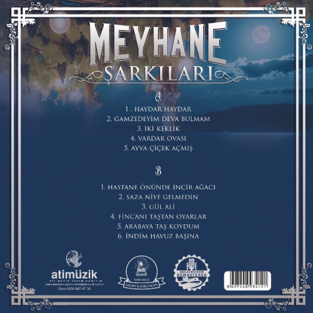 Meyhane Şarkıları Plak (Meyhane Sarkilari Plak)Meyhane Şarkıları Salih Kahraman Plak | Schallplatte