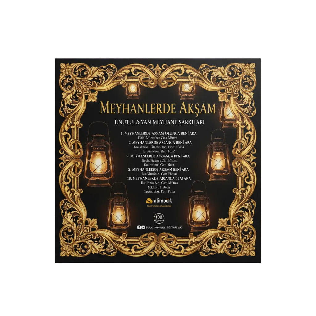 Meyhanelerde Akşam Plak - Mustafa Oruç (Türk Sanat | Plak) Unutulmayan Meyhane Şarkıları Plak