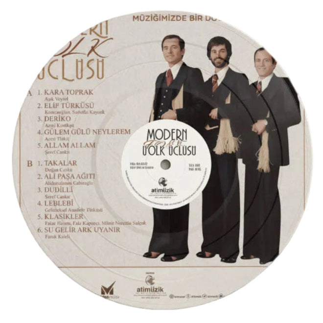 Modern Folk Üçlüsü - Müziğimizde Bir Doğru Nota Öyküsü Plak (Renkli Plak) Modern Folk Üçlüsü Schallplatte