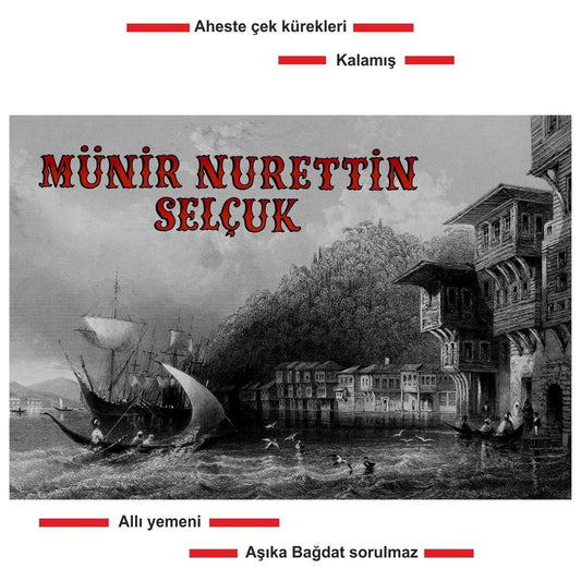 Münir Nurettin Selçuk Plak-Münir Nurettin Selcuk Plak-Schallplatte