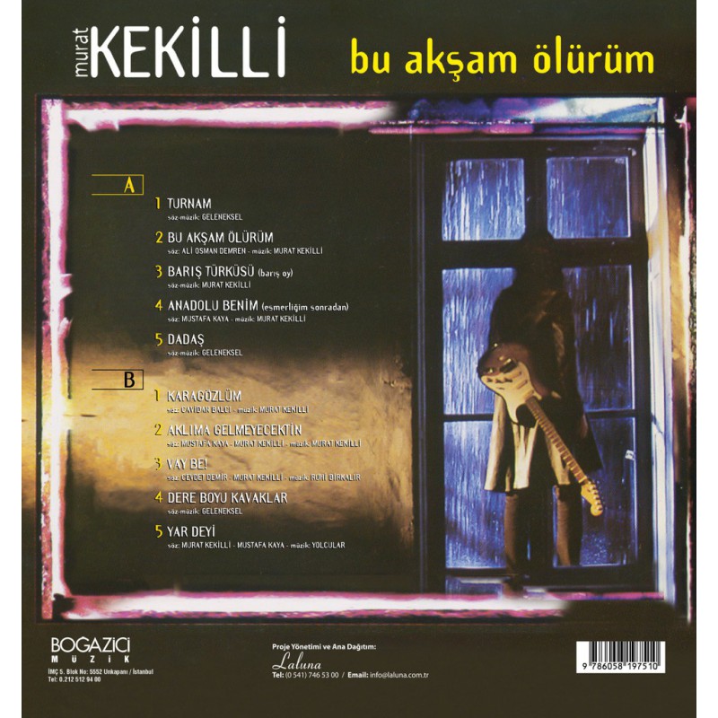 MURAT KEKILLI - Bu Aksam Ölürüm - plak - vinil - poster