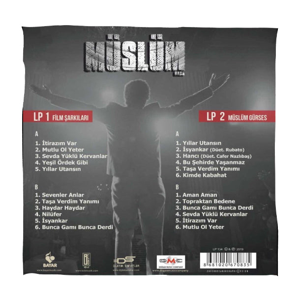 Müslüm Gürses - Müslüm Baba Film Müzikleri Plak (Müslüm Gürses Plak)Film Müzikleri Plak | Schallplatte |LP