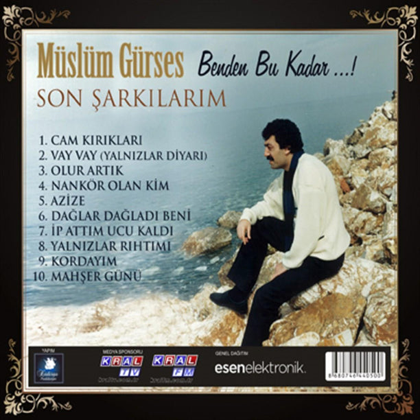 Müslüm Gürses - Benden Bu Kadar | Son Şarkılarım ( Arabesk CD) Son Sarkilarim | Benden Bu Kadar | CD