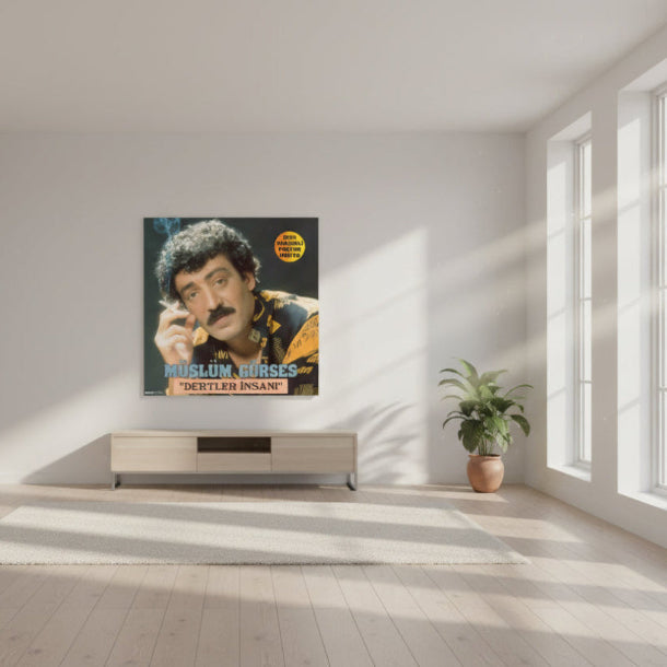 Müslüm Gürses Plak | Dertler İnsanı ( Arabesk | müzik | Plak | kayıt | LP