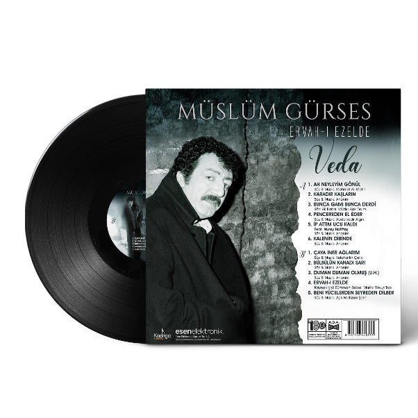Müslüm Gürses - Ervah-ı Ezelde / Veda (Plak) Müslüm Gürses Plak | Türkçe Arabesk | Plak