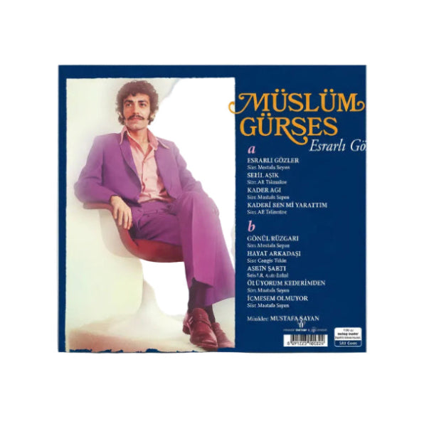 Müslüm Gürses | Esrarlı Gözler | Plak ( Arabesk | müzik |Plak) Schallplatte | LP