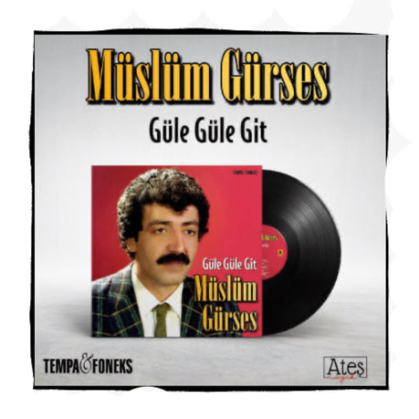 Müslüm Gürses - Güle Güle Git Plak (Müslüm Gürses Albüm Plak) Müslüm Gürses Güle Güle Git Schallplatte