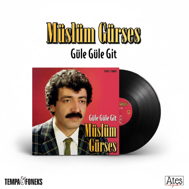 Müslüm Gürses - Güle Güle Git Plak (Müslüm Gürses Albüm Plak) Müslüm Gürses Güle Güle Git Schallplatte