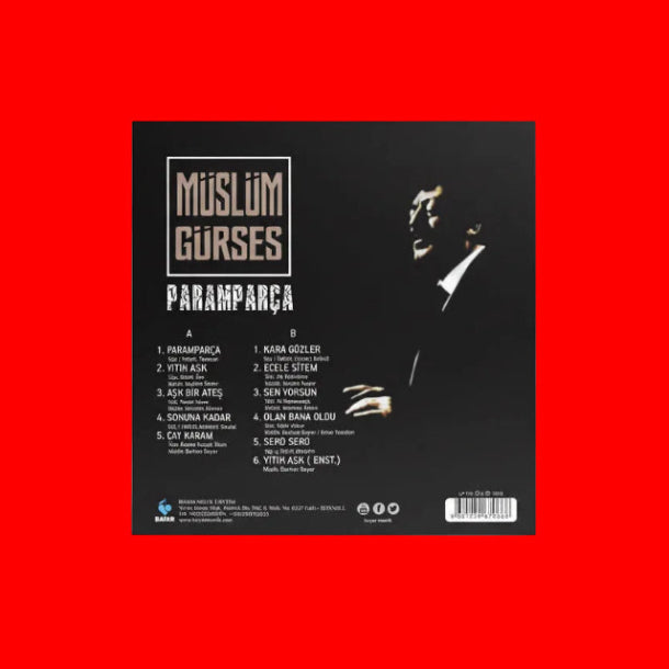 Müslüm Gürses Plak | Paramparça | Plak (Arabesk Plak) Schallplatte | LP