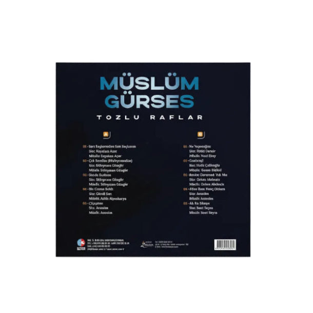 Müslüm Gürses Plak| Tozlu Raflar Plak( Arabesk Plak ) Schallplatte| LP