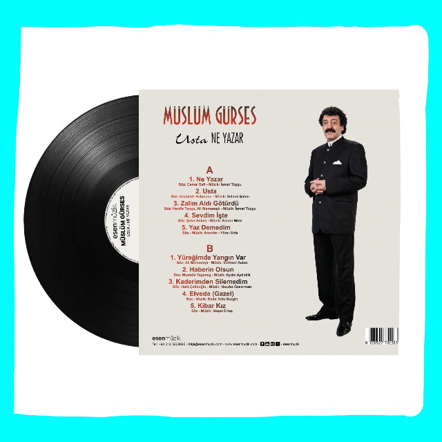 Müslüm Gürses - Usta Ne Yazar (Plak) Müslüm Gürses Usta Ne Yazar Plak | LP