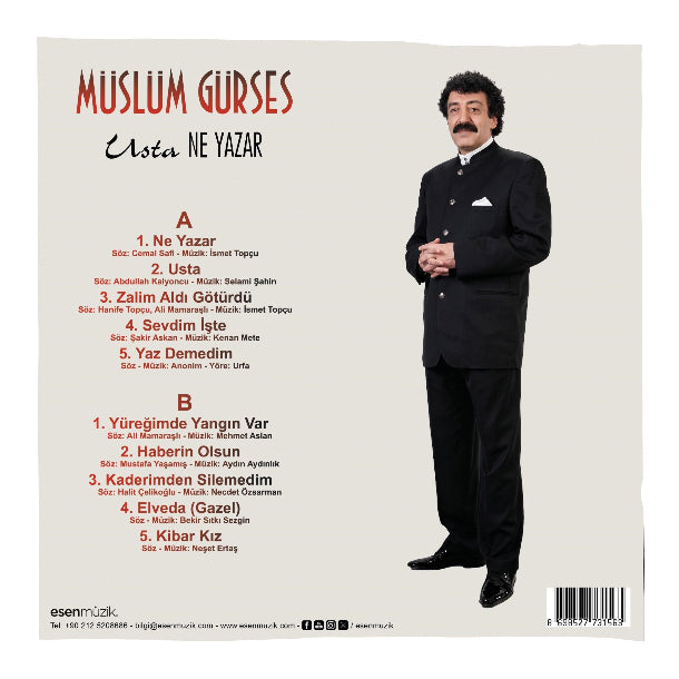 Müslüm Gürses - Usta Ne Yazar (Plak) Müslüm Gürses Usta Ne Yazar Plak | LP
