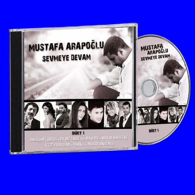 Mustafa Arapoğlu - Sevmeye Devam (CD) Arabesk CD | Müslüm Gürses | ismail YK | Yıldız Tilbe | Düet | CD