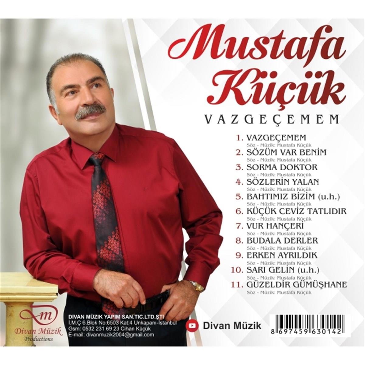 MUSTAFA KÜCÜK - Vazgecemem - CD - Divan Müzik