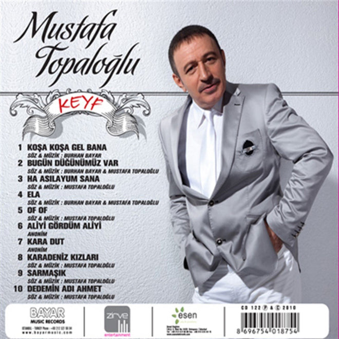 Mustafa Topaloğlu - Keyf - CD | Almanya | Türk pop | müziği | CD sipariş