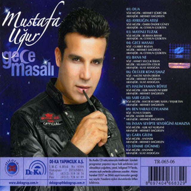 Mustafa Uğur - Gece Masalı (CD) Türk Halk | müziği | CD | Almanya