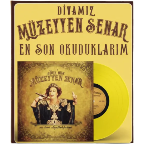 Müzeyyen Senar Diva'mız Plak - Müzeyyen Senar Son Okuduklarım Plak (Renkli Plak) Schallplatte
