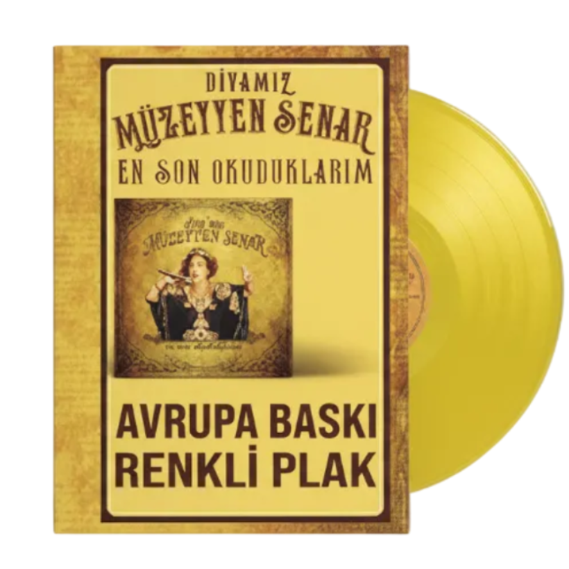 Müzeyyen Senar Diva'mız Plak - Müzeyyen Senar Son Okuduklarım Plak (Renkli Plak) Schallplatte