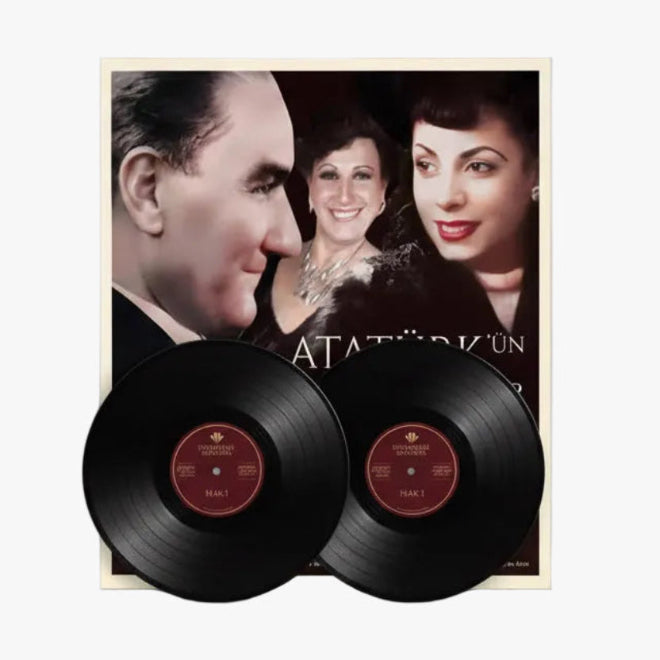 Müzeyyen Senar - Safiye Ayla - Atatürk'ün Sevdiği Şarkılar - Plak (2 Plak) Türk Sanat | Plak |kayıt
