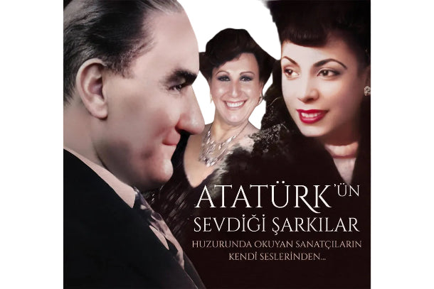 Atatürkün Sevdiği Şarkılar Plak (2 Plak) ATATÜRK'ün Sevdiği Şarkılar Plak |Türk Sanat | Plak |Schallplatte