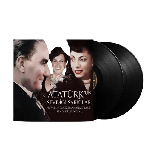 Müzeyyen Senar - Safiye Ayla - Atatürk'ün Sevdiği Şarkılar - Plak (2 Plak) Türk Sanat | Plak |kayıt