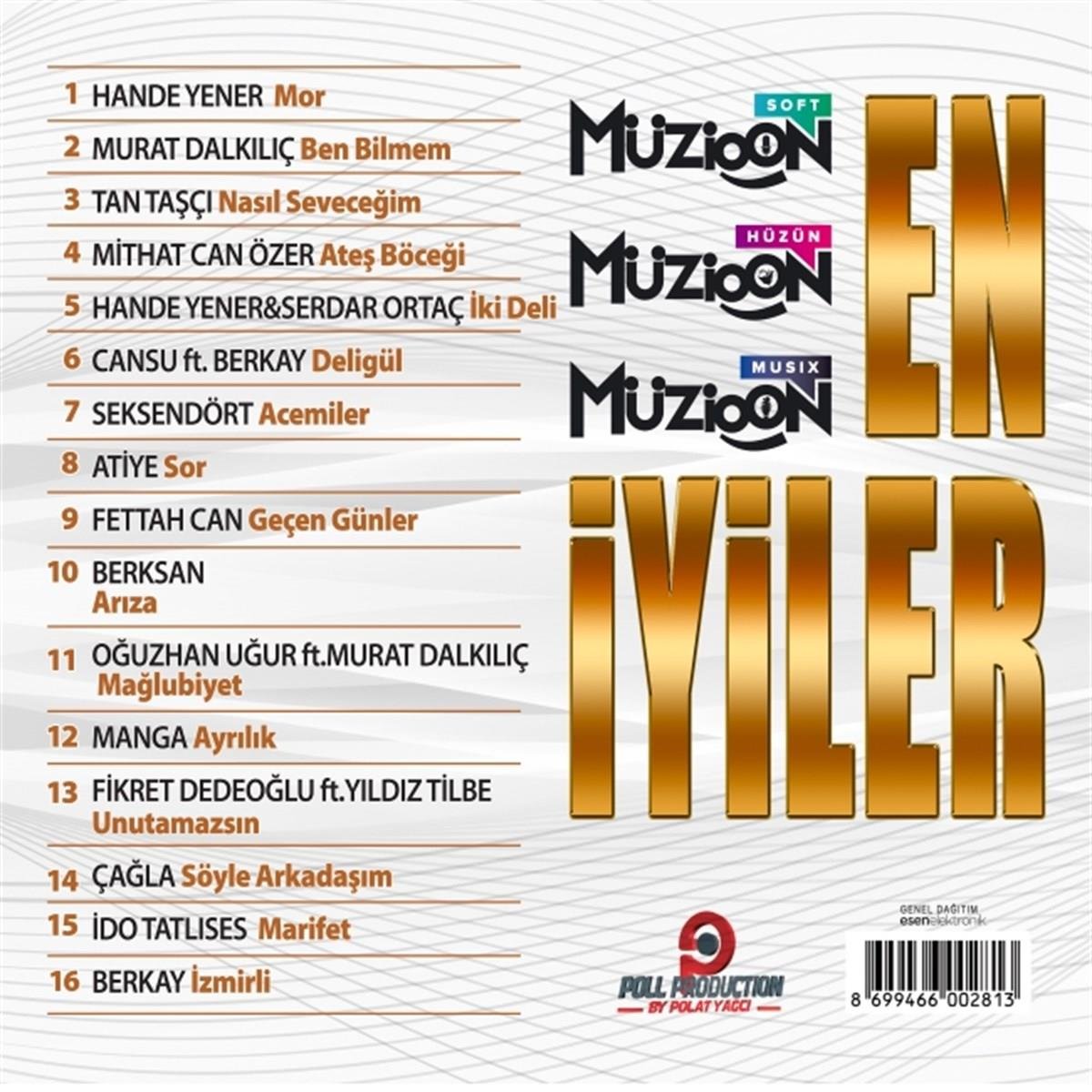 Poll Production/ Müzioon En İyiler-Çeşitli Sanatçılar(CD)