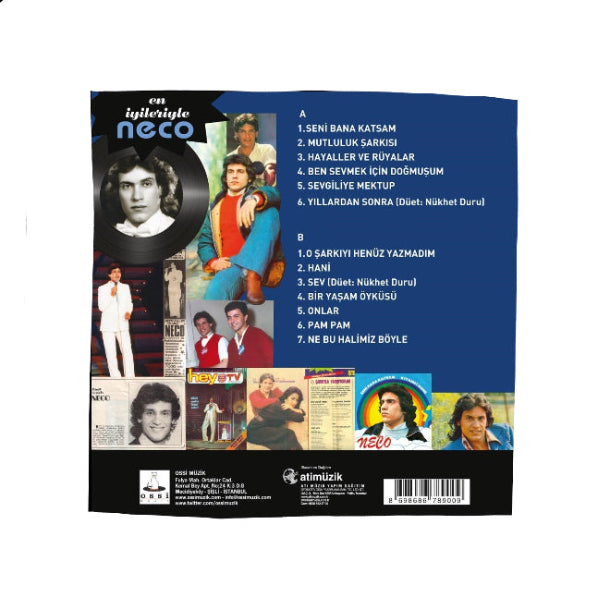 Neco - Seni Bana Katsam / En iyileriyle (Plak) Neco En iyileriyle | Best of Neco Plak | Schallplatte | LP