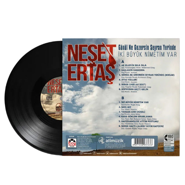 Neşet Ertaş - Gönül Ne Gezersin Seyran Yerinde | iki büyük niyetim var Plak | Schallplatte |LP