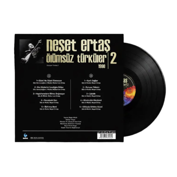 Neşet Ertaş - Ölümsüz Türküler 1998 - 2 (Plak) Türk Halk Müziği | Plak | Volksmusik Schallplatte | LP