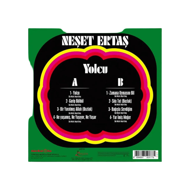 Neşet Ertaş - Yolcu (Renkli Plak)Neşet Ertaş Yolcu Plak | Türk Halk | Müziği | Plak | Schallplatte | LP