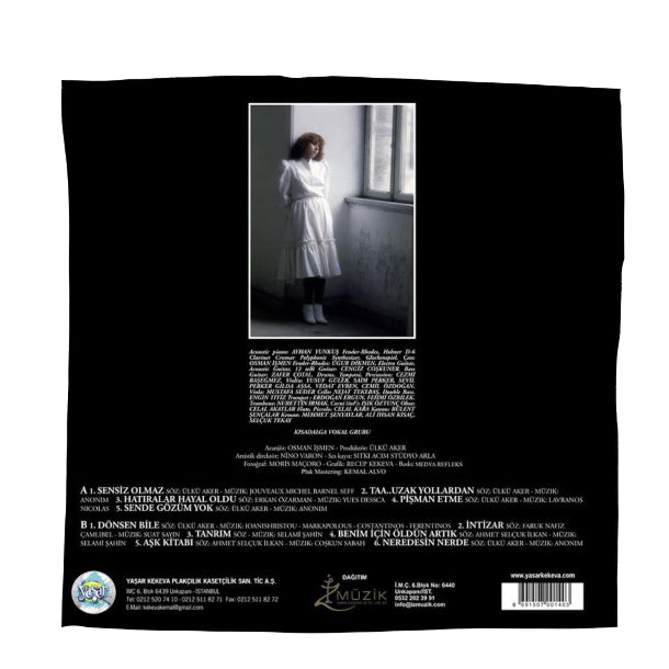 Nilüfer - Sensiz Olmaz Plak (Renkli Plak) Nilüfer - Sensiz Olmaz (Nilüfer Plak) Türkische Schallplatte | LP