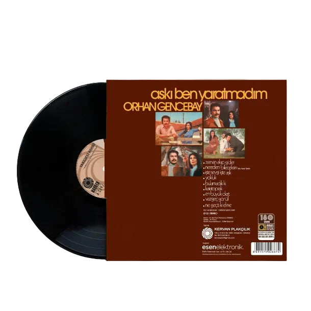 Orhan Gencebay Plak| Aşkı Ben Yaratmadım | Plak(Arabesk Plak)Plak| LP