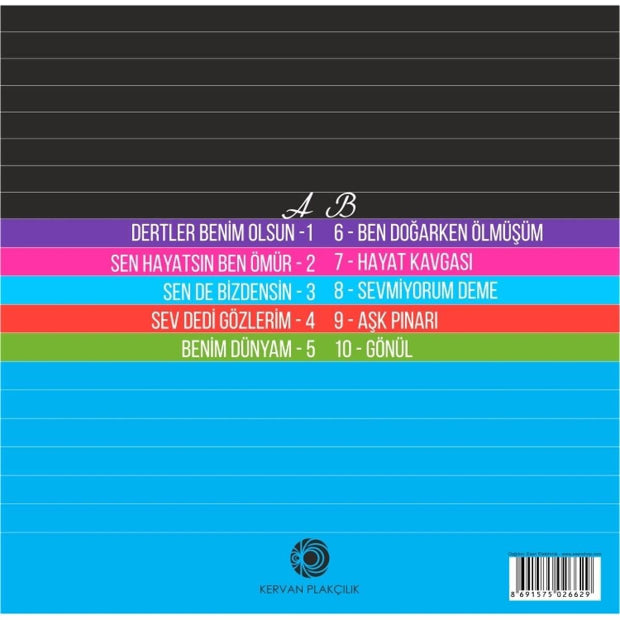 Orhan Gencebay - Dertler Benim Olsun plak (Arabesk | Schallplatte) Orhan Gencebay Plak