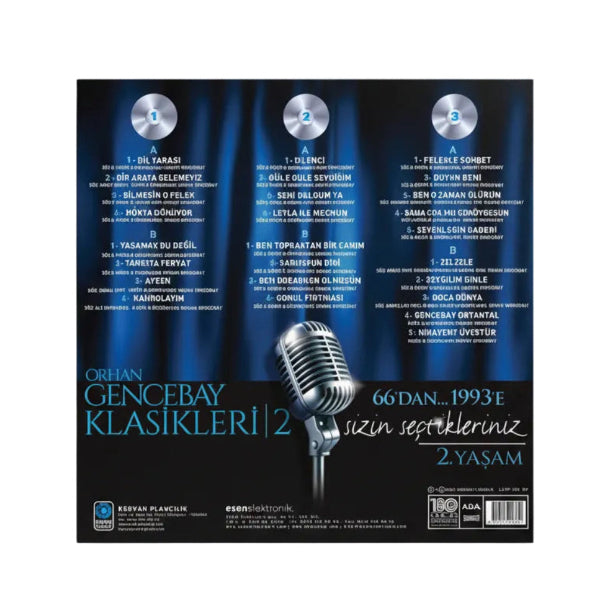Orhan Gencebay - Klasikleri Vol.2 (3 Plak) Orhan Gencebay | Klasikler | Plak