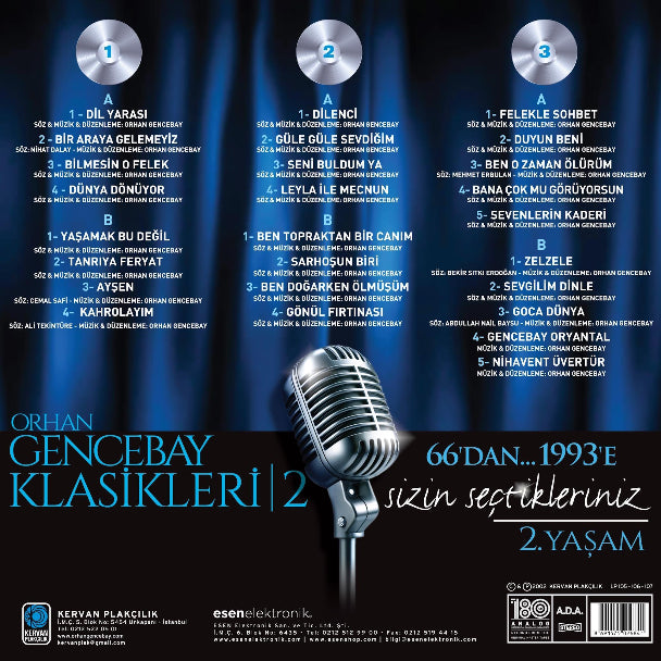 Orhan Gencebay - Klasikleri Vol.2 (3 Plak) Orhan Gencebay Klasikleri | Klasikler | Plak