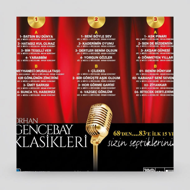 Orhan Gencebay Plak- Klasikleri | Vol.1 (3 Plak) Plak - Şallplatte | LP