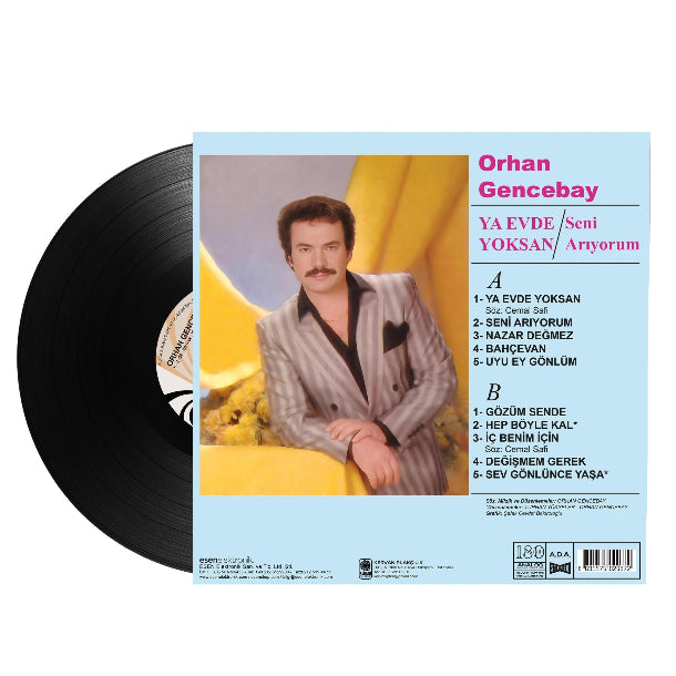 Orhan Gencebay - Ya Evde Yoksan (Plak)Orhan Gencebay Plak | Orhan Gencebay Ya Evde Yoksan Plak