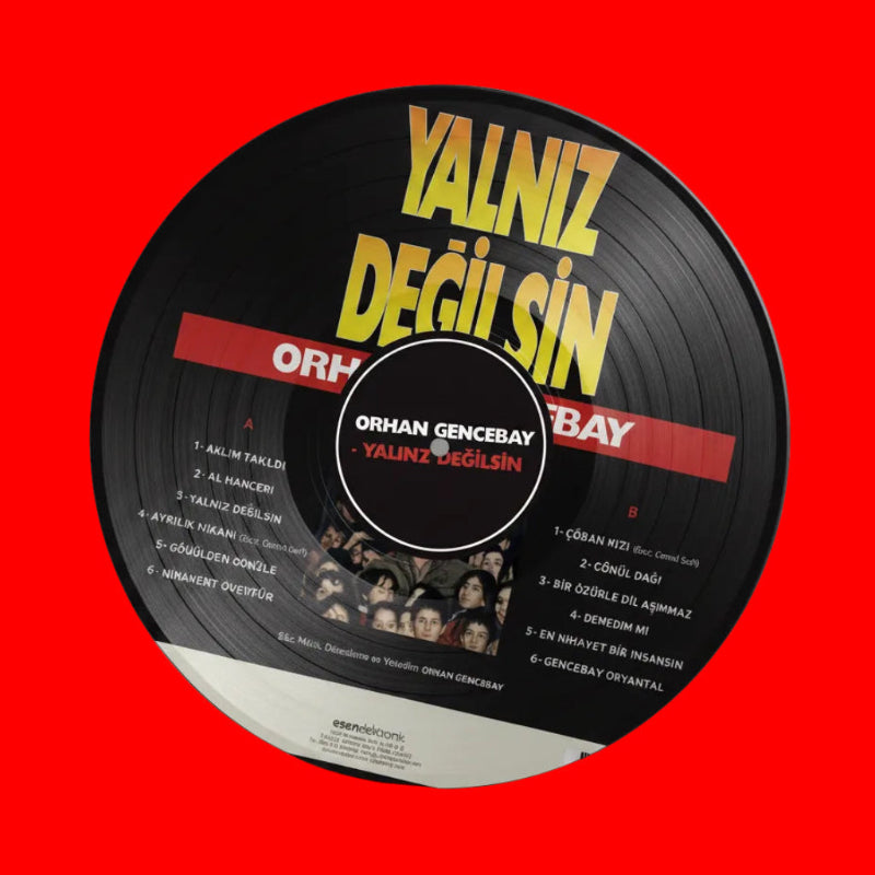Orhan Gencebay - Yalnız Değilsin (Plak) Türkçe | Arabesk | Plak | Schallplatte | LP