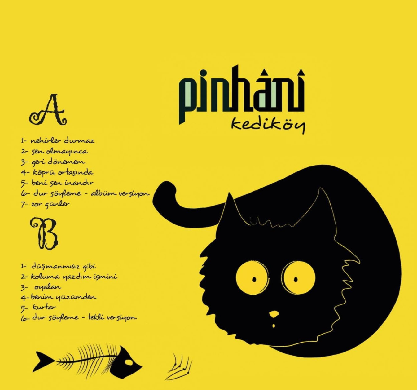 Pinhani Plak- Pinhani Kediköy(Plak)Rock Plak-LP-Schallplatte