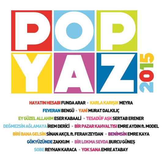 Pop Yaz 2015 (CD)Türkce Pop CD