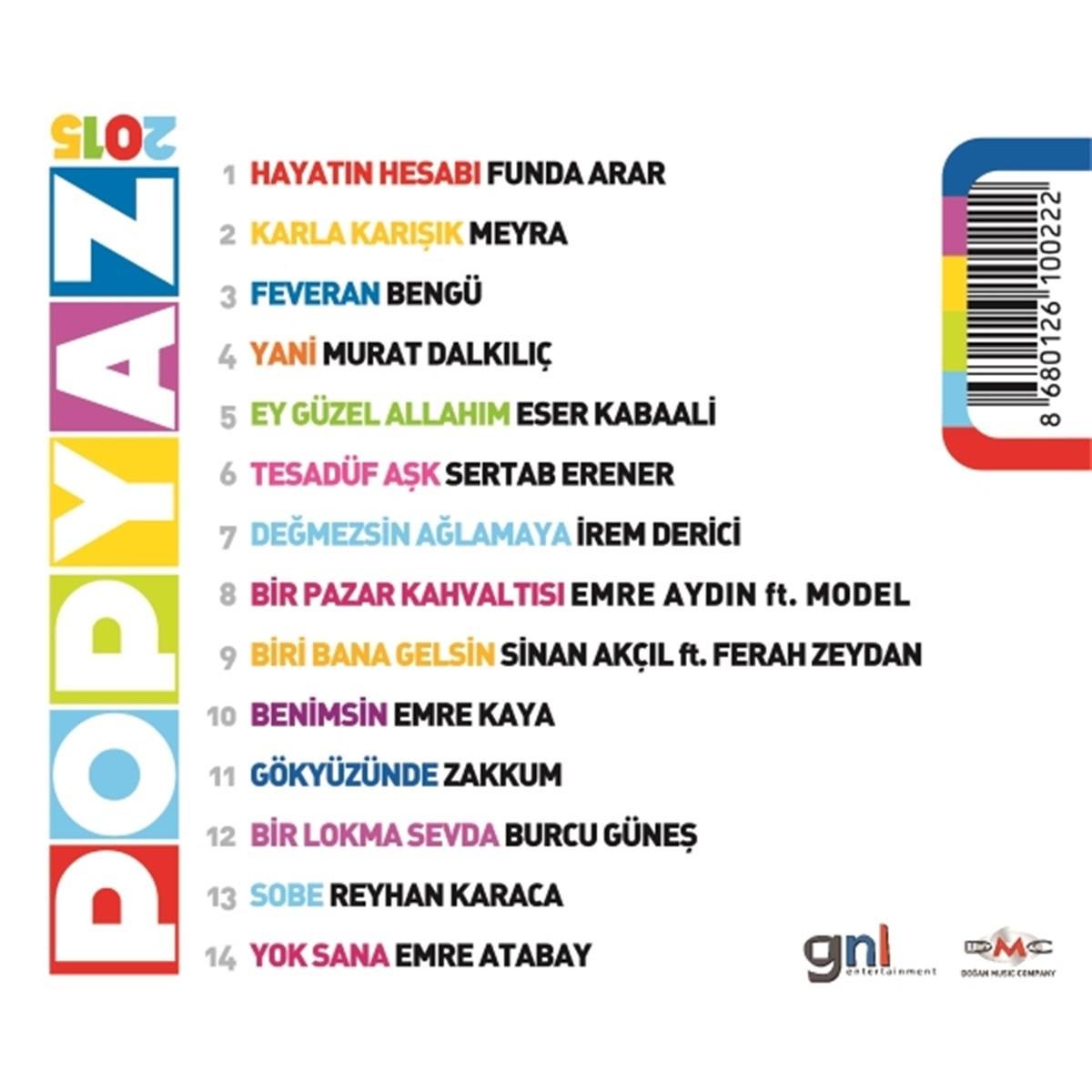 POP YAZ 2015 - CD