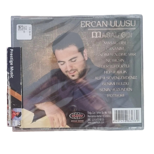 Ercan Ulusu - Masal Gibi(CD)Ercan Ulusu Masal Gibi CD |Türk Halk Müziği (THM) Özgün Müzik | CD