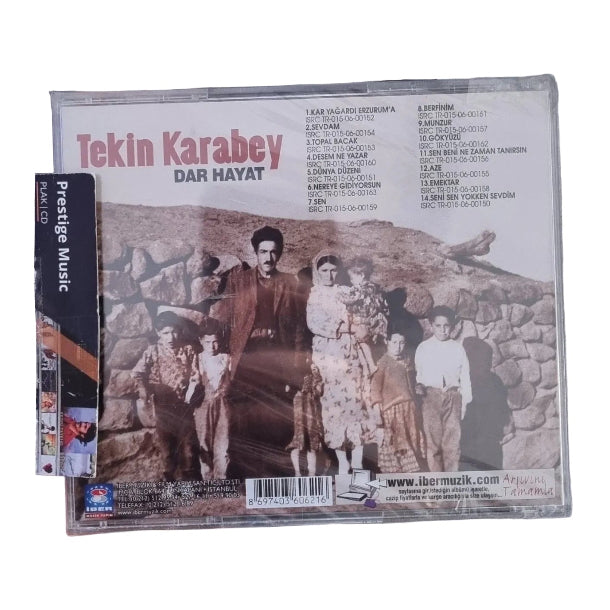 Tekin Karabey - Dar Hayat (CD) şiir |Türk halk müziği (THM) CD