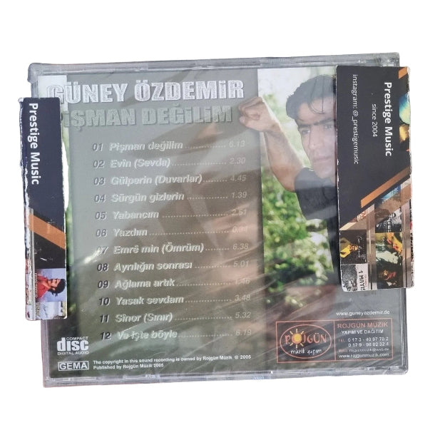 Güney Özdemir-Pişman Değilim(CD)Güney Özdemir-Pişman Değilim CD | Kürt halk müziği (Kurdish folk) CD