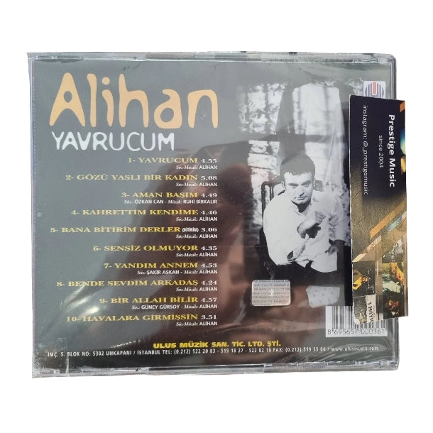 Alihan - Yavrucum (CD) Arabesk fantezi müzik | CD