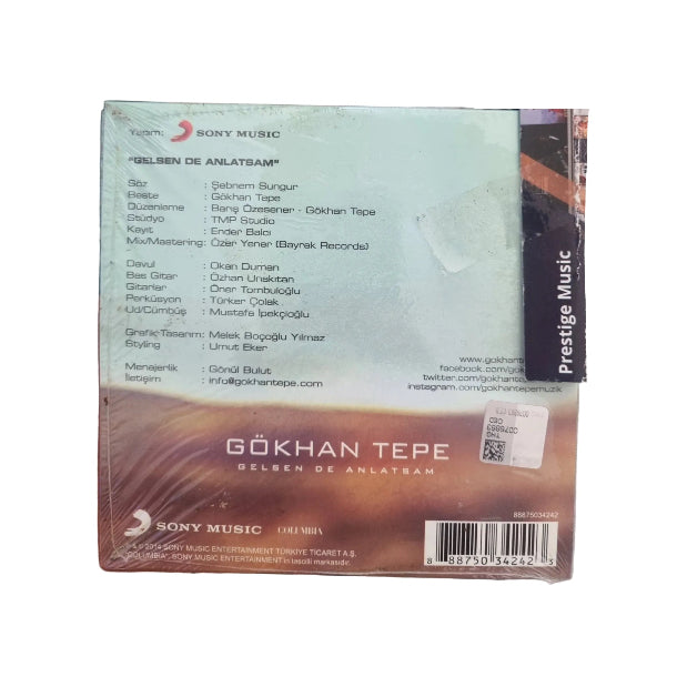 Gökhan Tepe - Gelsen De Anlatsam | CD  (Türkçe | Türk popu | CD| CD'ler)