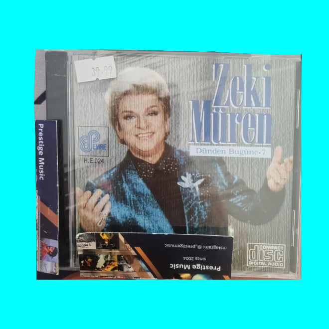 Zeki Müren CD - Dünden Bugüne | 7 (Türk Sanat Müziği | CD)Türk Sanat | Müziği | CD
