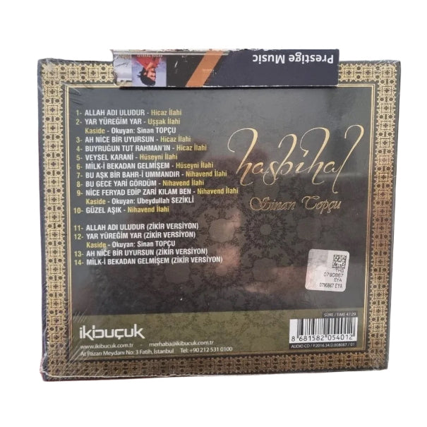 Sinan Topçu - Hasbihal(CD) Sinan Topçu Hasbihal CD- ilahi | Tasavvuf Müziği (Dini Musiki / İlahi) Sufi müzik | CD