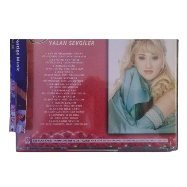 Güllü Yalan Sevgiler CD (Orijnal 1995 Dönem Baskı ) Ses Plak Kaset Yapım | CD | Nadir Bulunur
